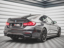 Load image into Gallery viewer, Maxton Design Street Pro Rear Diffuser – Matte Black 10mm ABS for BMW M4 F82 Coupe (2014–2020)
