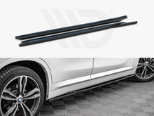 Load image into Gallery viewer, Maxton Design Gloss Black Side Skirts Diffusers Splitters for BMW X1 F48 M Sport (M-Pack) 2015-2019
