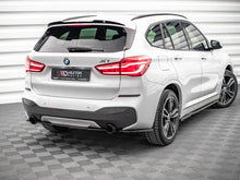 Load image into Gallery viewer, Maxton Design Gloss Black Rear Side Splitters / Rear Spats / Rear Corner Splitters for BMW X1 F48 M Sport M-Pack 2015-2019
