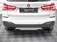Load image into Gallery viewer, Maxton Design Gloss Black Central Rear Splitter BMW X1 M-Pack F48 (2015-2019)
