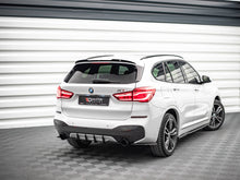 Load image into Gallery viewer, Maxton Design Black Street Pro Rear Diffuser BMW X1 M-Pack F48 (2015-2019)
