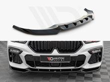 Load image into Gallery viewer, Maxton Design Front Splitter V.1 Gloss Black for BMW X6 G06 M Sport M Pack (2019+) Front Bumper Lip Spoiler

