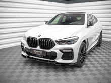 Load image into Gallery viewer, Maxton Design Front Splitter V.1 Gloss Black for BMW X6 G06 M Sport M Pack (2019+) Front Bumper Lip Spoiler
