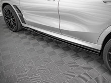 Load image into Gallery viewer, Maxton Design Gloss Black Side Skirts Diffusers Splitters for BMW X6 G06 M Sport (M-Pack) 2019-on - ABS Pair
