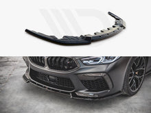 Load image into Gallery viewer, Maxton Design V3 Gloss Black Front Splitter / Front Bumper Lip Spoiler for BMW M8 Gran Coupe F93 (2019-on)
