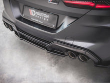 Load image into Gallery viewer, Maxton Design Central Rear Splitter Diffuser Lip Gloss Black for BMW M8 Gran Coupe F93 (2019-On)

