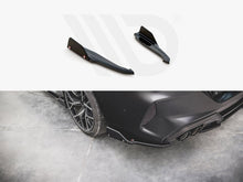 Load image into Gallery viewer, Maxton Design Gloss Black Rear Side Splitters V1 with Flaps for BMW M8 Gran Coupe F93 (2019+) - Rear Spats/Corner Splitters
