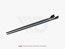 Load image into Gallery viewer, Maxton Design Gloss Black Side Skirts Diffusers V.1 with Flaps for BMW M8 Gran Coupe F93 (2019+) &amp; BMW 8 Series Gran Coupe G16 M Pack/M Sport - Side Skirt Extensions Splitters
