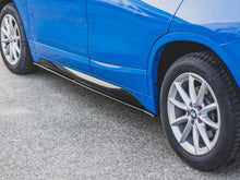 Load image into Gallery viewer, Maxton Design Side Skirt Diffusers/Extensions Gloss Black for BMW X2 F39 M Sport 2016+ with Fitting Kit

