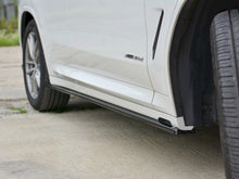 Load image into Gallery viewer, Maxton Design Gloss Black Side Skirts Diffusers/Extensions (Side Splitters) for BMW X3 G01 M Sport (M-Pack) 2018-On
