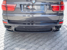 Load image into Gallery viewer, Maxton Design Gloss Black Rear Side Splitters (Rear Spats) for BMW X5 E70 Facelift LCI M Sport Rear Bumper 2010-2013 - Pair
