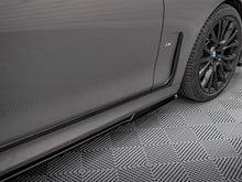Load image into Gallery viewer, Maxton Design Gloss Black Side Skirts Diffusers for BMW 7 Series G11 M-Pack Facelift (2019+) | ABS Side Splitters Extensions Kit
