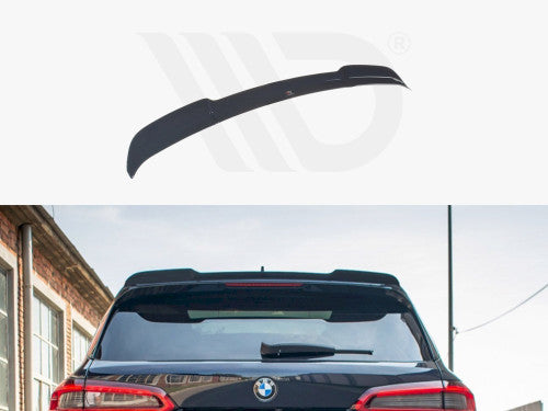 Maxton Design Gloss Black Rear Roof Spoiler Extension for BMW X5 G05 M Sport (2018-on) | Genuine ABS Tailgate Wing Upgrade