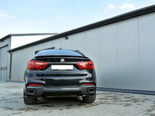 Load image into Gallery viewer, BMW X6 F16 M Sport 2014-2019 Maxton Design Rear Side Splitters (Rear Spats/Bumper Extensions) - Gloss Black
