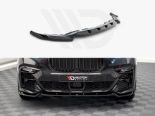 Load image into Gallery viewer, Maxton Design Gloss Black Front Splitter V2 for BMW X7 G07 2018+ | Front Bumper Lip Spoiler
