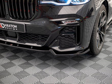 Load image into Gallery viewer, Maxton Design Gloss Black Front Splitter V2 for BMW X7 G07 2018+ | Front Bumper Lip Spoiler
