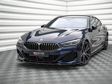 Load image into Gallery viewer, Maxton Design V.4 Gloss Black Front Bumper Splitter/Lip for BMW 8 Series G15 Coupe (2018+) &amp; G16 Gran Coupe (2019+) M Sport/M-Pack
