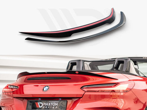 Maxton Design Gloss Black Rear Boot Lip Spoiler Cap for BMW Z4 (G29) M-Pack / M Sport 2018-2025