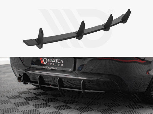 Maxton Design Street Pro Rear Diffuser for BMW 1 Series F20 (2011-2015) - Black | 10mm ABS | Matte Black or Red Core Option | Performance Rear Valance