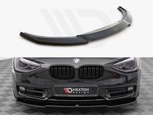 Load image into Gallery viewer, Maxton Design Gloss Black Front Splitter V.1 BMW 1 F20 (2011-2015)
