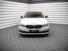 Load image into Gallery viewer, Maxton Design V.1 Gloss Black Front Splitter for BMW 5 Series G30 (2017-2020) | ABS Front Bumper Lip Spoiler
