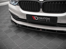 Load image into Gallery viewer, Maxton Design Gloss Black Front Splitter V.2 for BMW 5 Series (G30) 2017-2020 Front Lip Spoiler
