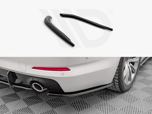 Maxton Design Gloss Black Rear Side Splitters (Rear Spats) for BMW 5 Series G30 Saloon 2017-2020 Pre-LCI - ABS Left & Right with Fitting Kit