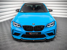 Load image into Gallery viewer, Maxton Design Gloss Black Front Splitter V.1 BMW M2 Competition F87 (2018-2020)
