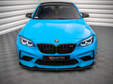 Load image into Gallery viewer, Maxton Design Black Street Pro Front Splitter BMW M2 Competition F87 (2018-2020)
