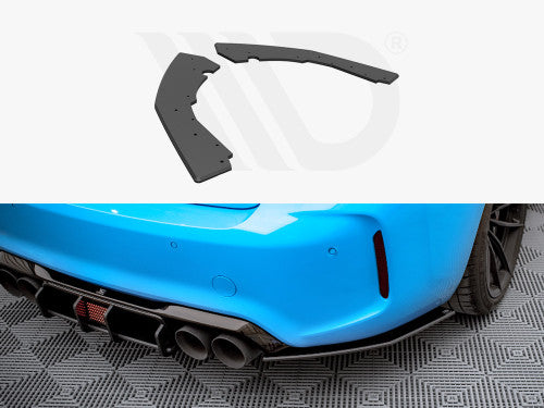 Maxton Design Black Street Pro Rear Side Splitters BMW M2 F87 (2016-2020)