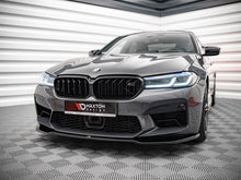 Load image into Gallery viewer, Maxton Design Gloss Black Front Splitter V.2 for BMW M5 F90 LCI Facelift (2020+) – Front Lip / Bumper Lip Spoiler ABS
