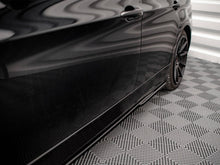 Load image into Gallery viewer, Maxton Design Gloss Black Side Skirts Diffusers BMW 3 E90 (2004-2008)
