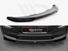 Load image into Gallery viewer, Maxton Design Gloss Black Front Splitter V.1 for BMW i3 Mk1 Facelift 2017-2022 | Front Lip Bumper Spoiler | ABS Aero Kit
