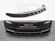 Load image into Gallery viewer, Maxton Design Gloss Black Front Splitter V2 (V.2) BMW i3 Mk1 Facelift (LCI) 2017-2022 Front Lip Spoiler
