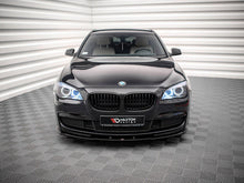 Load image into Gallery viewer, Maxton Design Front Splitter V1 Gloss Black for BMW 7 Series F01 M Sport (M-Pack) 2008-2013 | Front Bumper Lip Spoiler ABS
