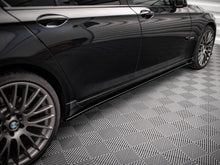 Load image into Gallery viewer, Maxton Design Gloss Black Side Skirt Extensions Diffusers for BMW 7 Series F01 M Sport M-Pack 2008-2013
