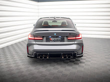 Load image into Gallery viewer, Maxton Design Gloss Black Rear Side Splitters V.1 for BMW M3 G80 Saloon (2021+) - Rear Bumper Spats/Extensions Pair
