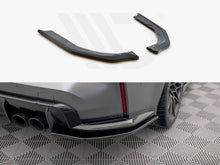 Load image into Gallery viewer, Maxton Design Rear Side Splitters V.2 Gloss Black for BMW M3 G80 2021+ - Rear Spats Pair, ABS, Fitting Kit

