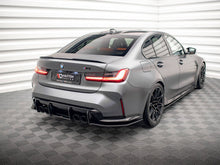 Load image into Gallery viewer, Maxton Design Street Pro Rear Diffuser for BMW M3 G80 (2021+) | Matte Black 10mm ABS Rear Bumper Valance/Splitter (Red Core Option)
