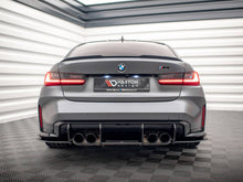 Load image into Gallery viewer, Maxton Design Street Pro Rear Diffuser for BMW M3 G80 (2021+) | Matte Black 10mm ABS Rear Bumper Valance/Splitter (Red Core Option)
