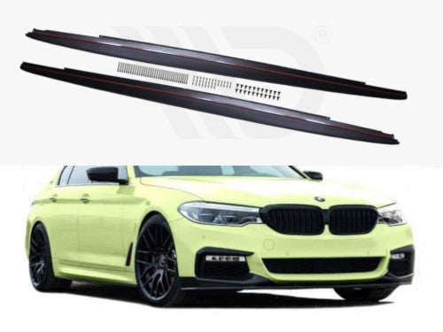 Maxton Design Side Skirts Sport for BMW 5 Series G30 G31 M Sport 2017-2020 - Side Skirt Extensions Splitters ABS (Saloon & Touring)