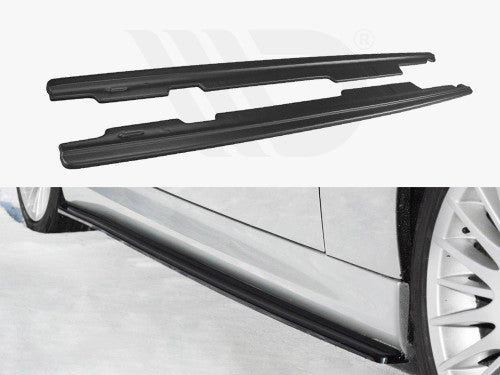 Maxton Design Gloss Black Side Skirt Splitters/Extensions for BMW 3 Series E90/E91 M Sport Saloon & Touring 2004-2011