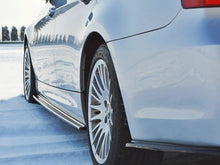 Load image into Gallery viewer, Maxton Design Gloss Black Side Skirt Splitters/Extensions for BMW 3 Series E90/E91 M Sport Saloon &amp; Touring 2004-2011
