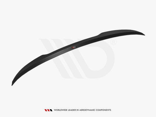 Maxton Design Gloss Black Rear Spoiler Cap for BMW 5 Series G30 M Sport Saloon 2017-2020 – Boot/Trunk Lip Spoiler Extension