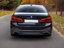 Load image into Gallery viewer, Maxton Design Gloss Black Central Rear Splitter for BMW 5 Series G30/G31 M Sport 2017-2020 (Saloon &amp; Touring)
