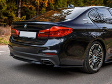 Load image into Gallery viewer, Maxton Design Gloss Black Central Rear Splitter for BMW 5 Series G30/G31 M Sport 2017-2020 (Saloon &amp; Touring)
