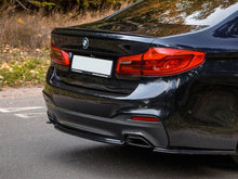 Load image into Gallery viewer, Maxton Design Gloss Black Central Rear Splitter for BMW 5 Series G30/G31 M Sport 2017-2020 (Saloon &amp; Touring)
