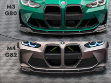 Load image into Gallery viewer, Maxton Design Carbon Fibre Front Splitter V2 - M3 G80/M4 G82
