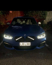 Load image into Gallery viewer, White Luminescent V bar sticker overlay vinyl for your BMW
