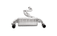 Load image into Gallery viewer, Akrapovic Evolution Line SS Cat-Back Exhaust + Evolution Link Pipe Set for BMW 3 Series 340i F30/F31 Saloon &amp; Touring (B58) – Valved Stainless Steel with Carbon Fibre Tailpipes
